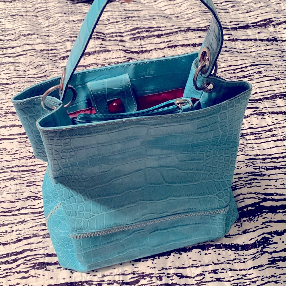 Tommy Hilfiger Alligator midsize handbag